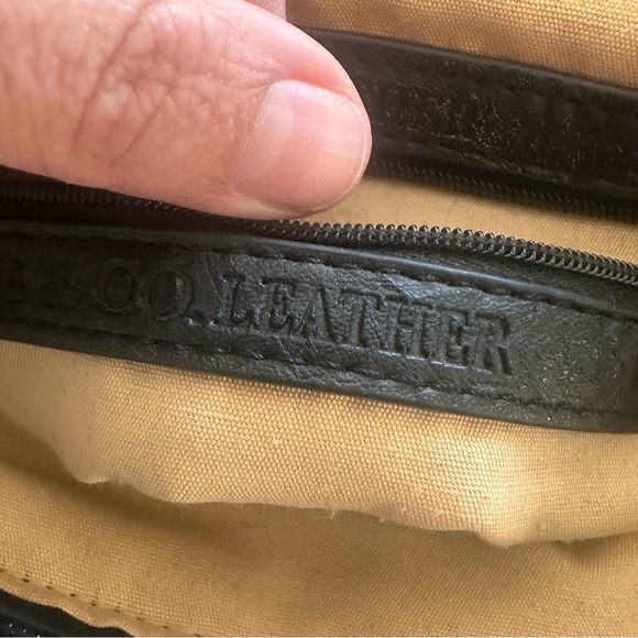 Stone Mountain Venus tote bag in black chino Stone & Co leather purse Tote - Picture 7 of 11